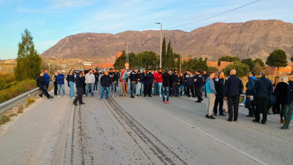 Exterior de la cárcel de Fontcalent (Alicante), esta misma mañana.
