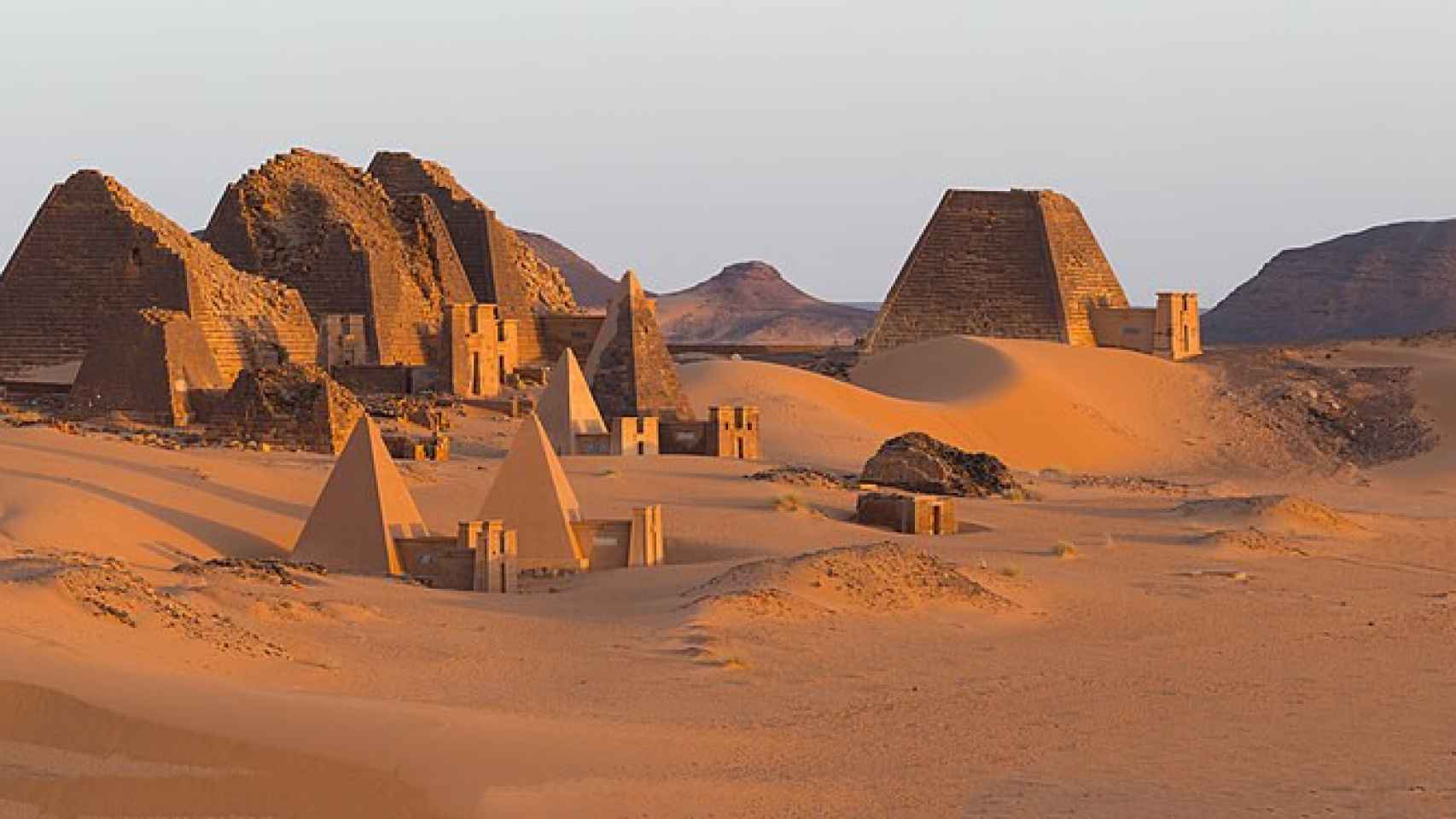Pirámides de Meore en el actual Sudán