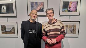 Juan Carlos Bueno y Juan Carlos Prieto, en la nueva expo de la Sala Protagonistas