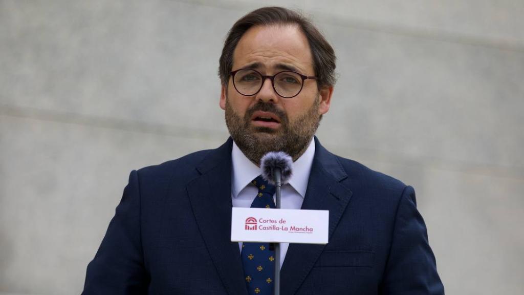 Paco Núñez, presidente del PP de Castilla-La Mancha, este lunes.