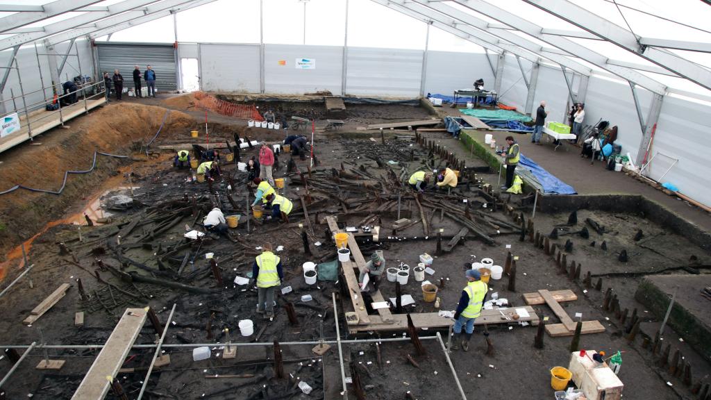 Excavación en el yacimiento