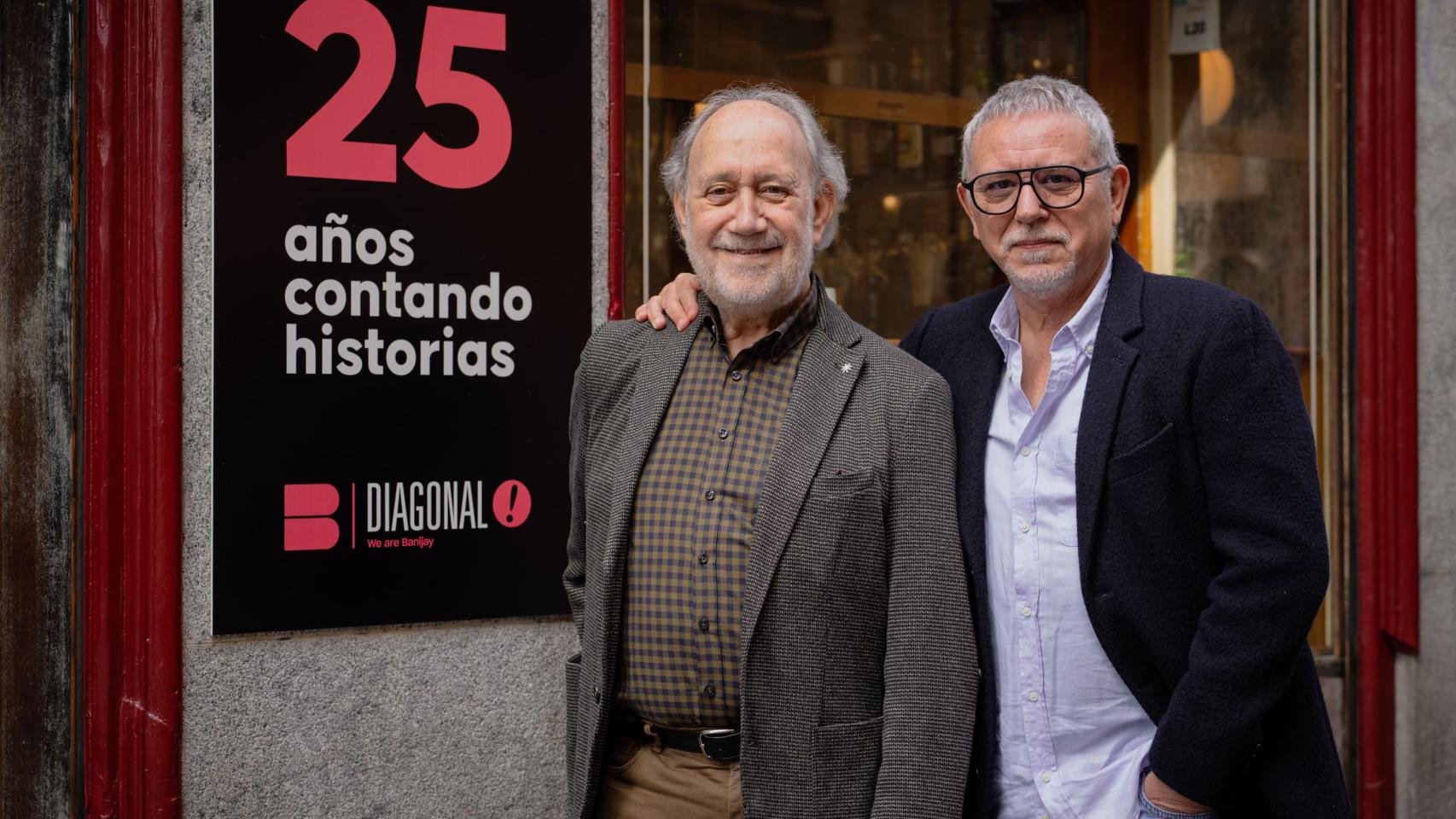 Jaume Banacolocha ,CEO de Diagonal, y Jordi Frades, director general de Diagonal.