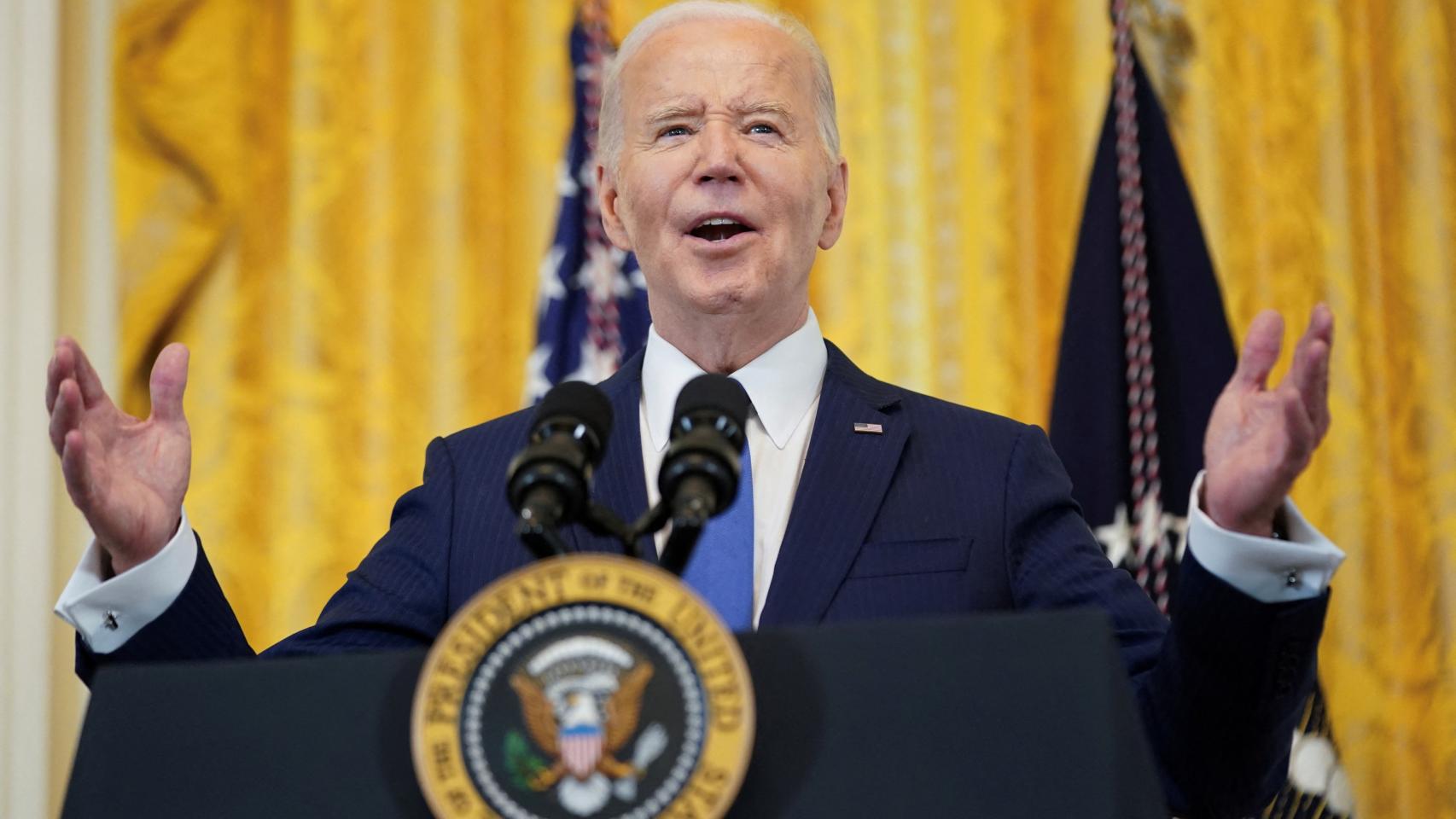 Joe Biden en una recepción en la Casa Blanca en marzo de 2024.