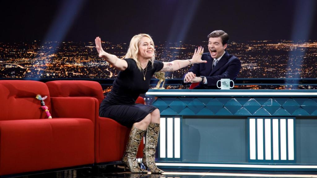 Henar Álvarez y Marc Giró en 'Late Xou'.