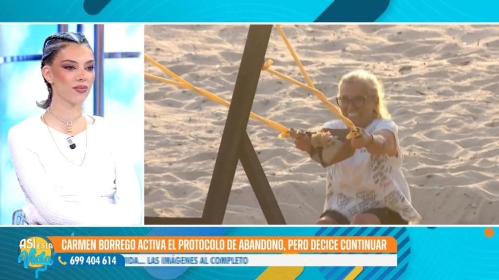 Alejandra Rubio en 'Así es la vida'.