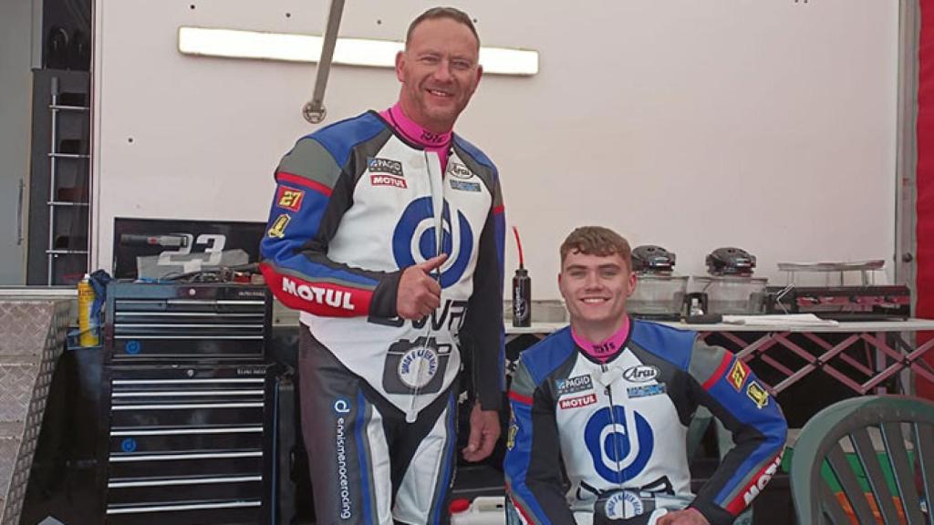 Roger y Bradley Stockton, padre e hijo fallecidos.