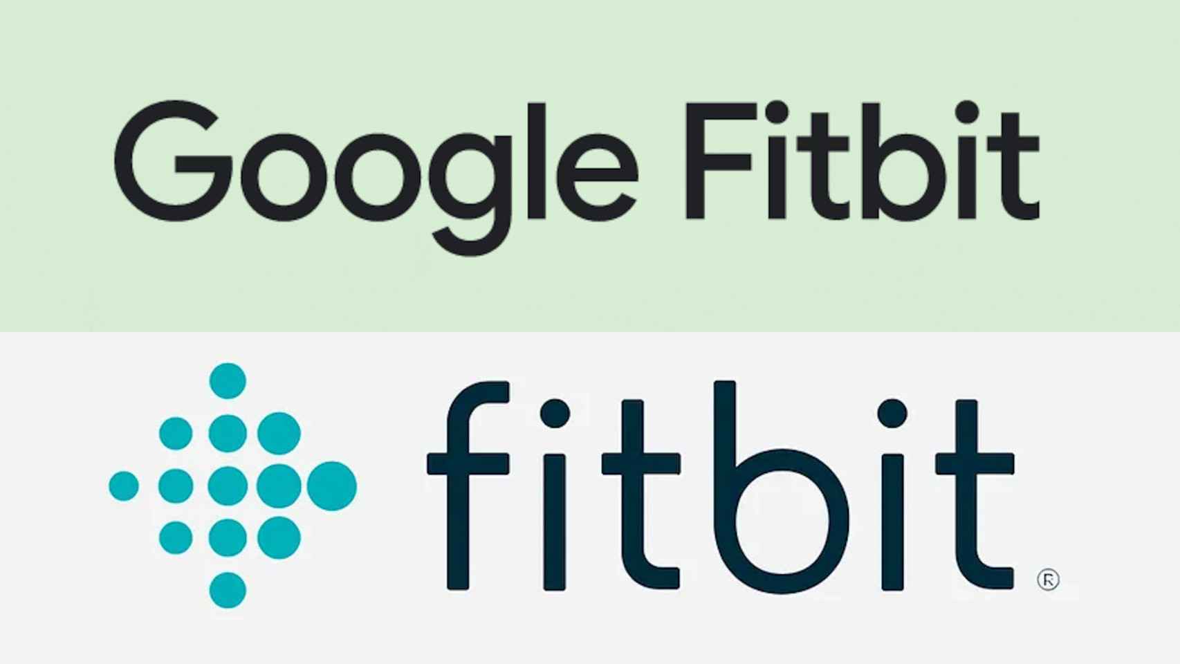 El nuevo logotipo de Google Fitbit comparado con el antiguo