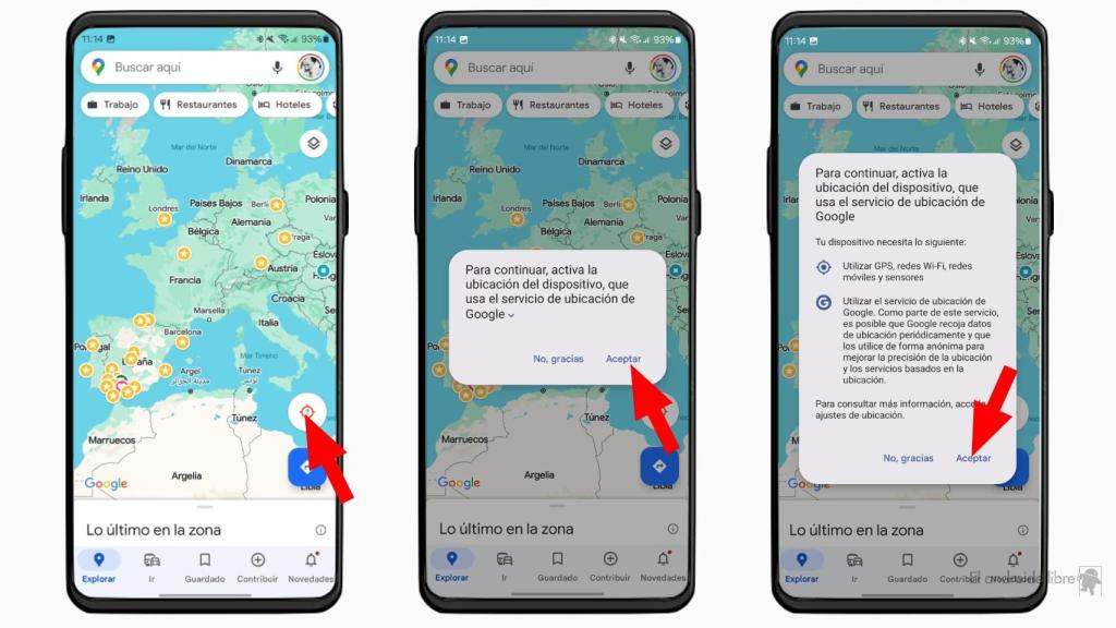 Ubicación por GPS