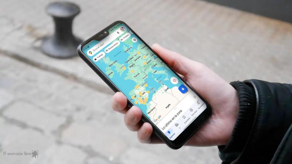 Google Maps da error en un smartphone