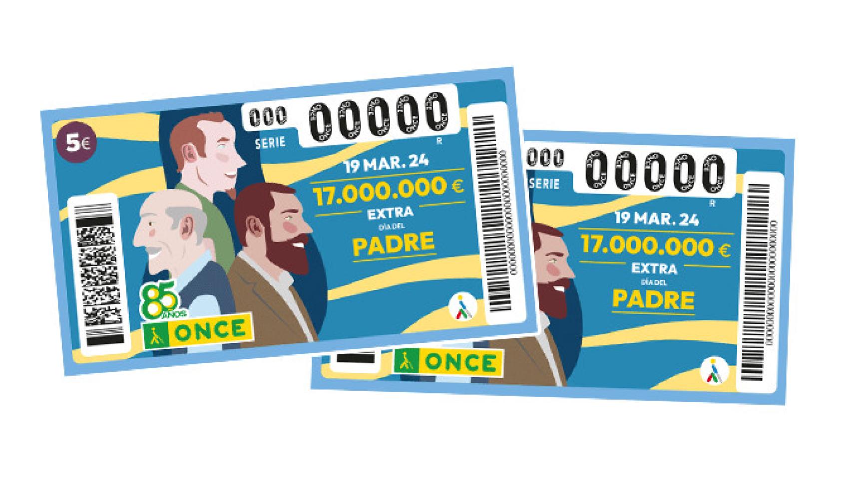 Extra del Día del Padre ONCE 2024 horario y dónde ver el sorteo en directo