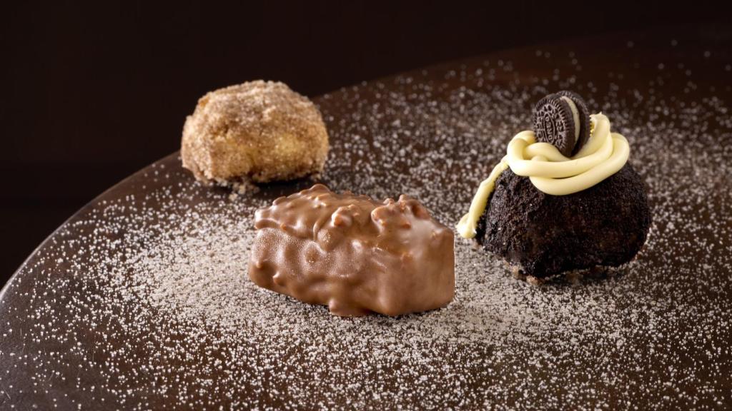 Leche frita de tres sabores diferentes de The Omar.