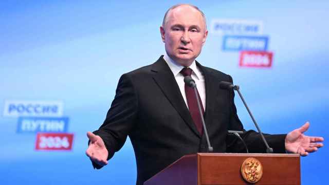 El presidente de Rusia, Vladímir Putin, este domingo.