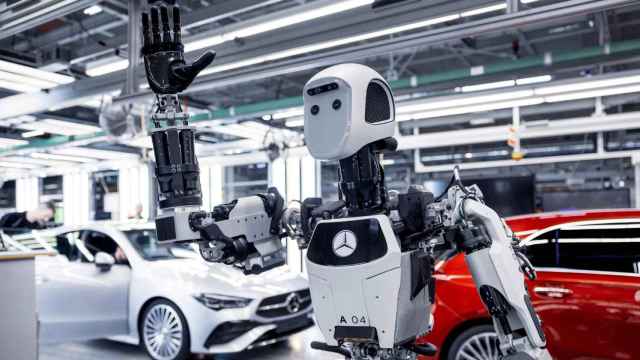 El robot Apollo en la fábrica de Mercedes-Benz en Hungría