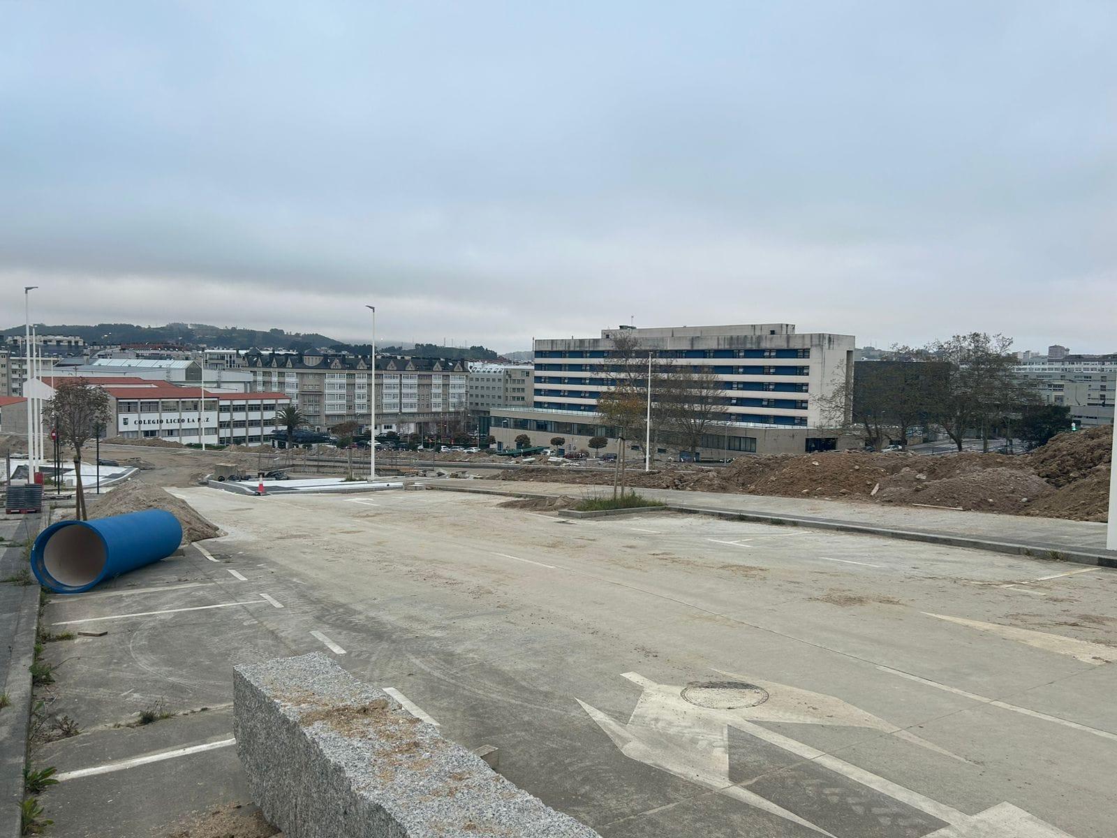 Así están las obras en Xuxán (Quincemil).