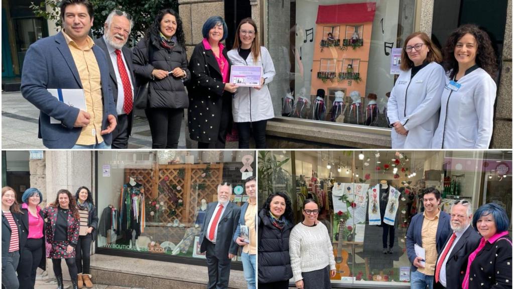 Ganadores del concurso de escaparatismo por Las Pepitas