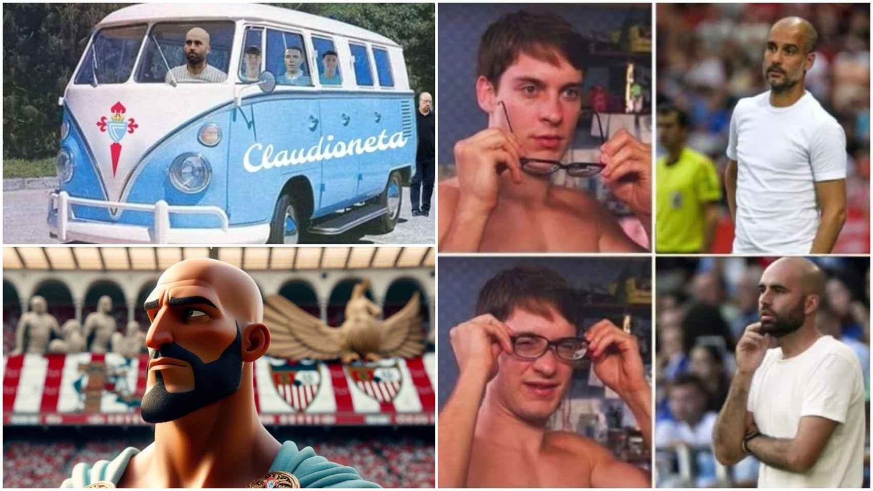 Memes sobre Claudio Giráldez, el nuevo entrenador del Celta de Vigo.