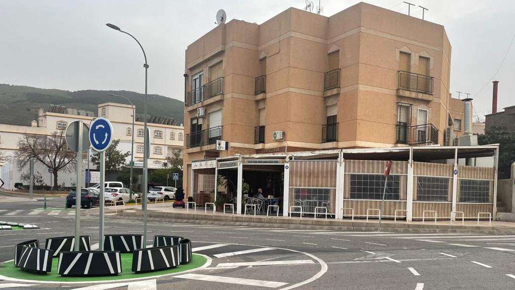 Imagen del bar donde echa una mano Alina.