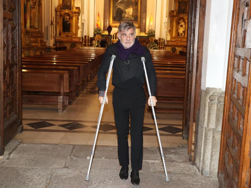 Joaquín Torres, saliendo de la Iglesia, este 18 de marzo.