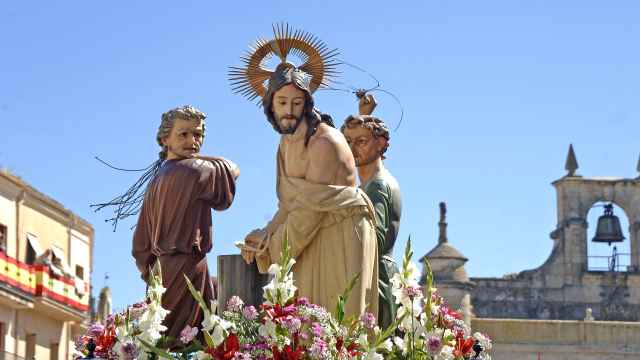 El paso Los Azotes de la Semana Santa de Ciudad Rodrigo