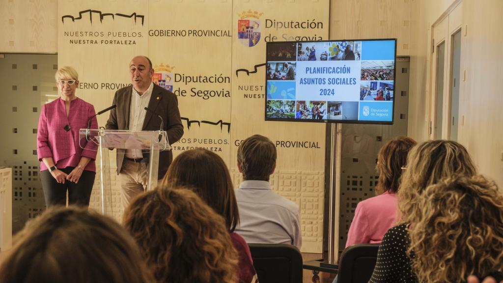 El presidente de la Diputación de Segovia, Miguel Angel Vicente