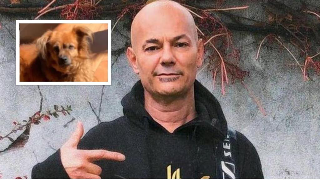 Cifu junto a su perrita Deva