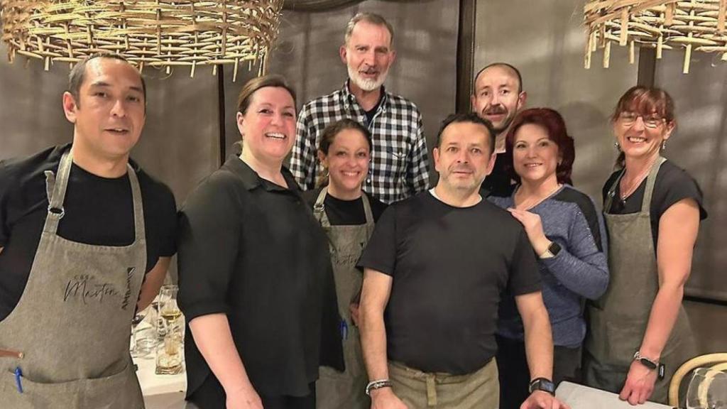 Felipe VI en Casa Martón.