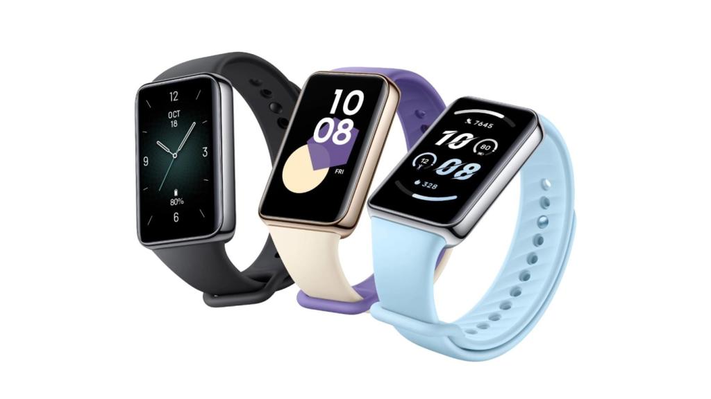 La nueva HONOR Band 9 en sus distintos colores
