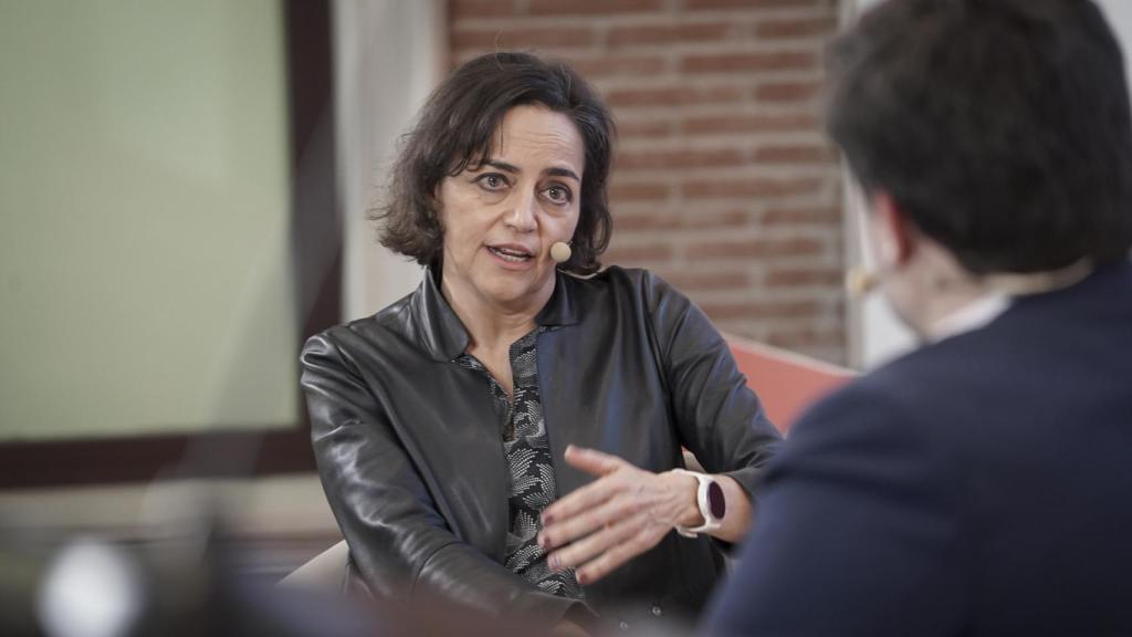 Almudena Román, directora general de Banca para Particulares de ING España, durante su intervención en la primera jornada del IV Observatorio de las Finanzas.