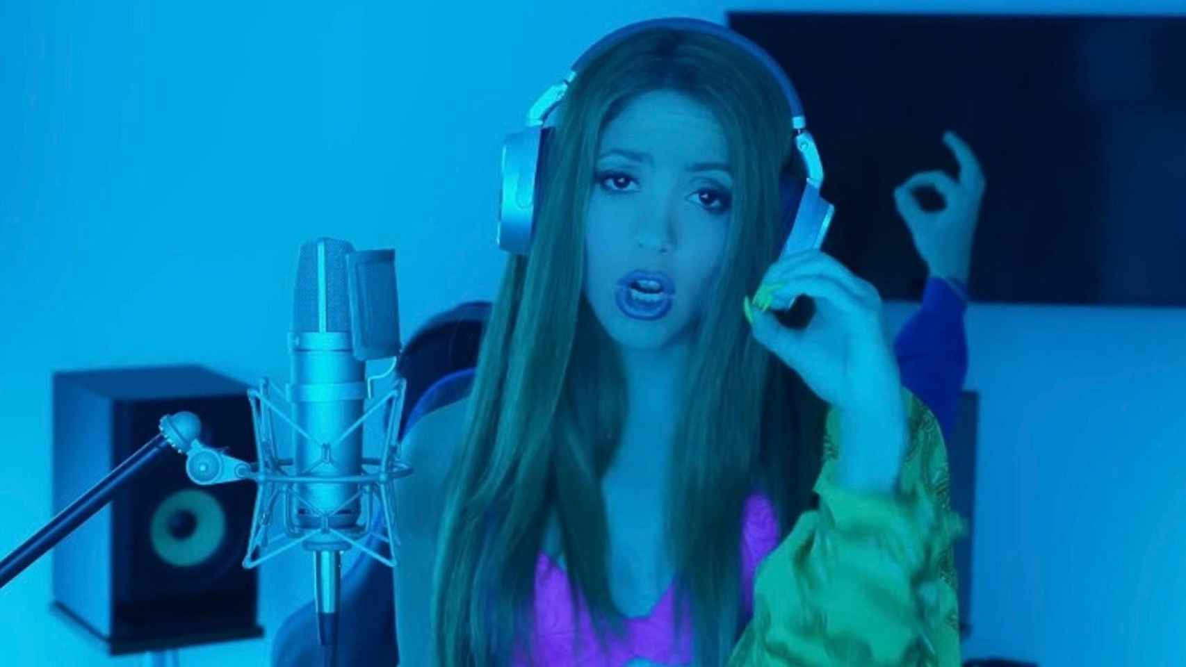 Fotograma del videoclip de la canción de Shakira y Bizarrap.