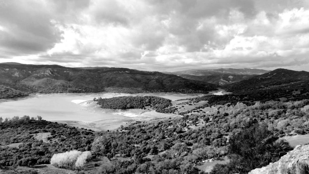 Embalse afectado por la sequía