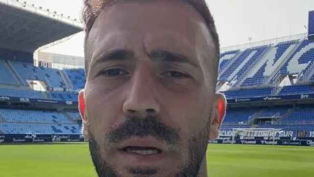 Vídeo de Dioni dando las gracias a la afición del Málaga C. F.