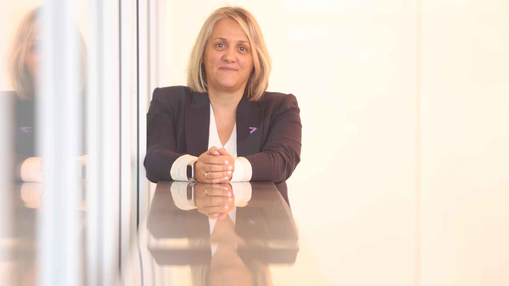 La responsable del centro avanzado de tecnología de Accenture en Málaga, Nuria Iglesias, antes del XXI Encuentro Tecnológico de EL ESPAÑOL de Málaga.