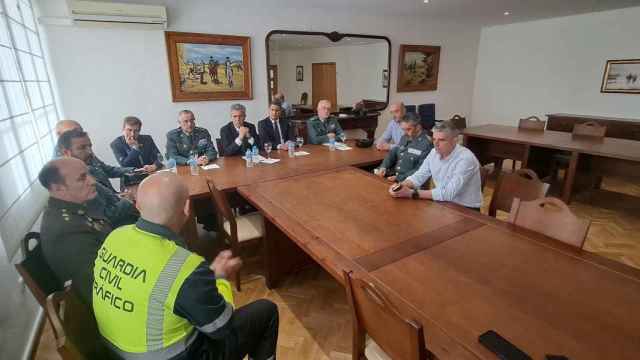 Reunión de la Guardia Civil este martes en Sevilla.