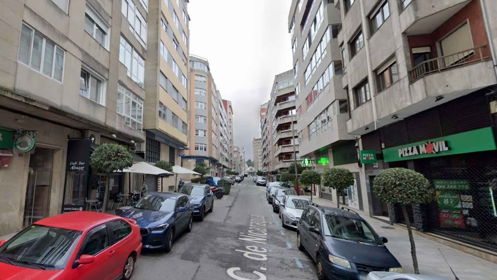 El suceso ocurrió en la calle Nicaragua, en Vigo.