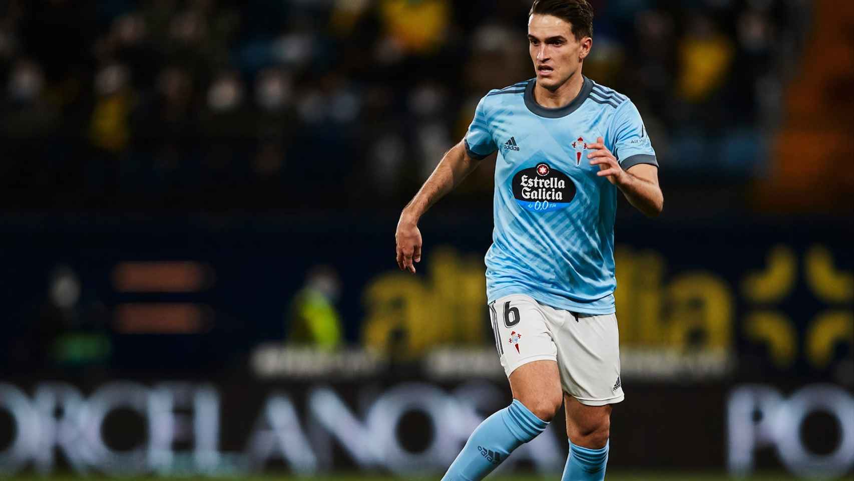 El futbolista Denis Suárez cuando vestía la camiseta del Celta.