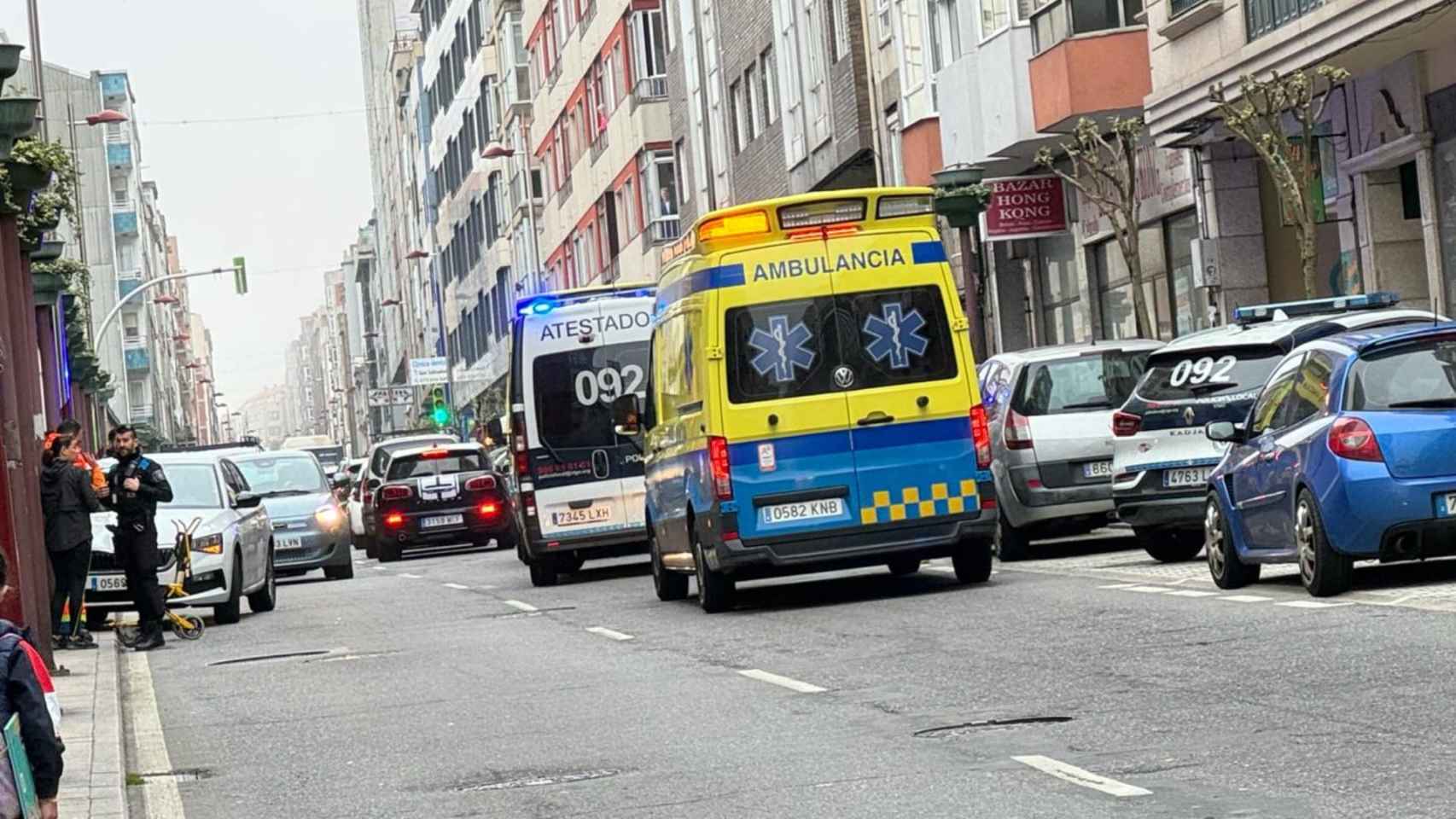 Imagen del accidente en Sanjurjo Badía