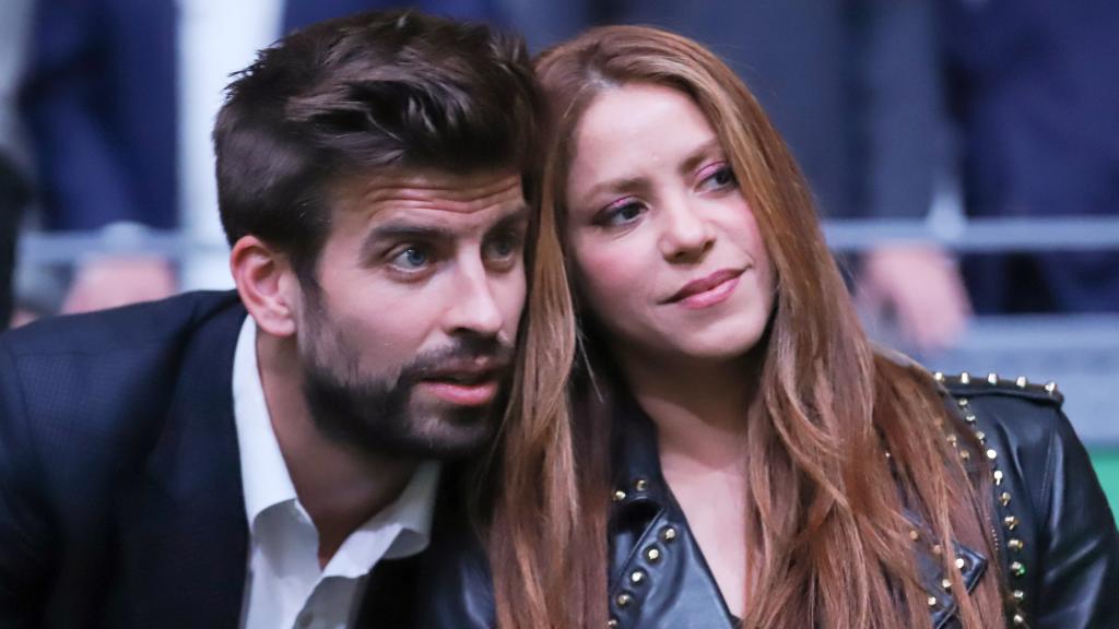 Shakira y Piqué en la final de la Copa Davis 2019.