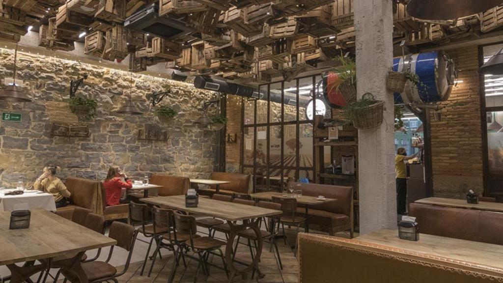 El interior de La Huerta de Chicha.