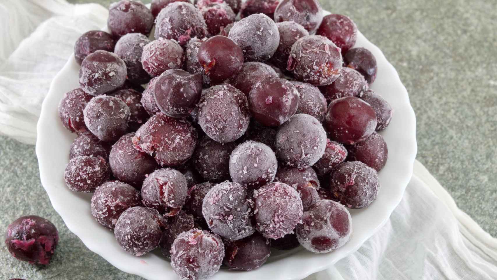 Las uvas congeladas son el postre perfecto para bajar de peso.