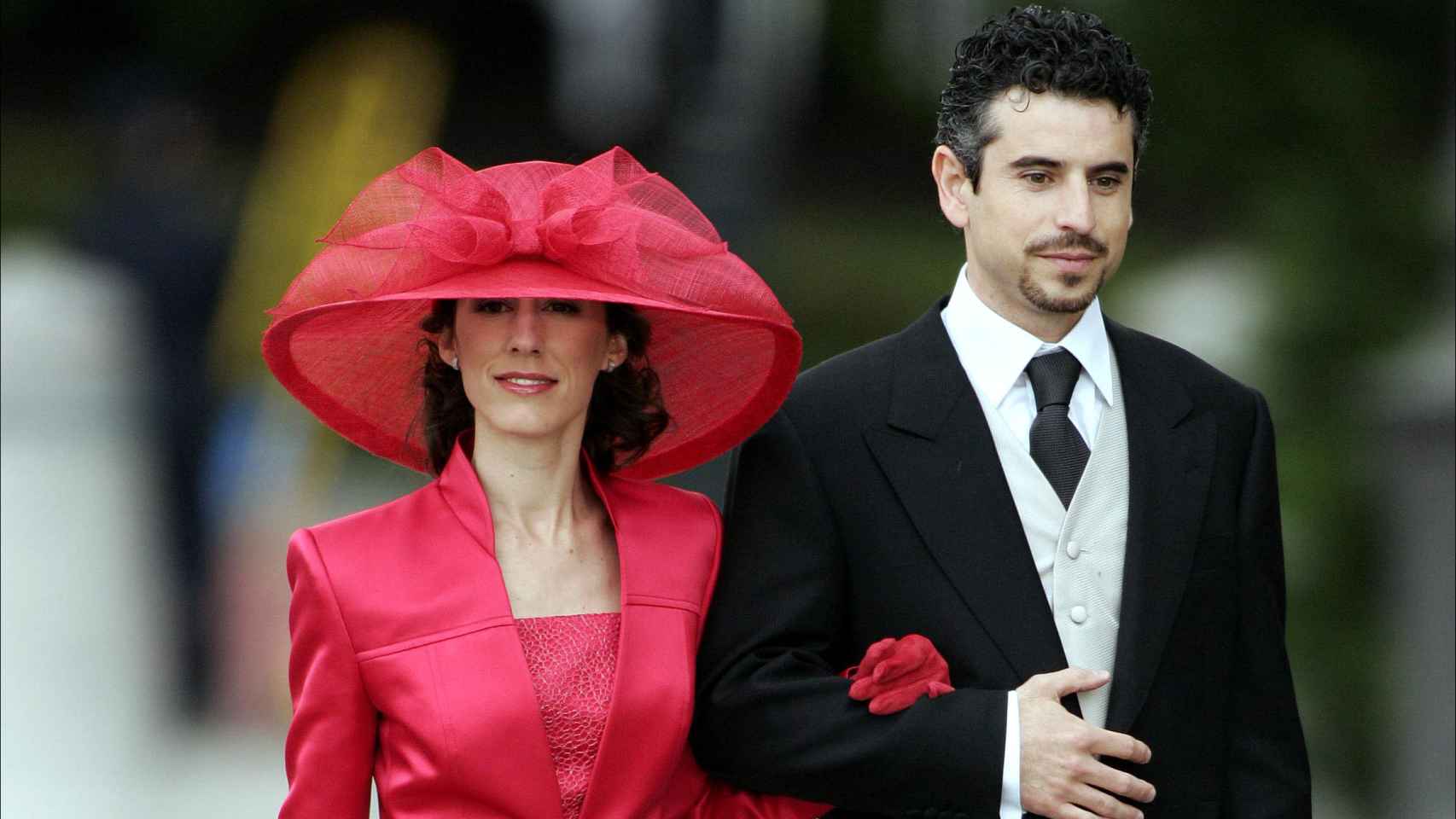 Antonio Vigo y Érika Ortiz, en mayo de 2004, durante la boda de Felipe VI y Letizia.