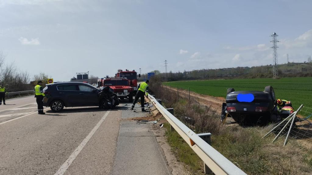 El estado de los turismos tras el choque