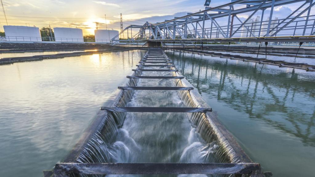 Planta de tratamiento de aguas.