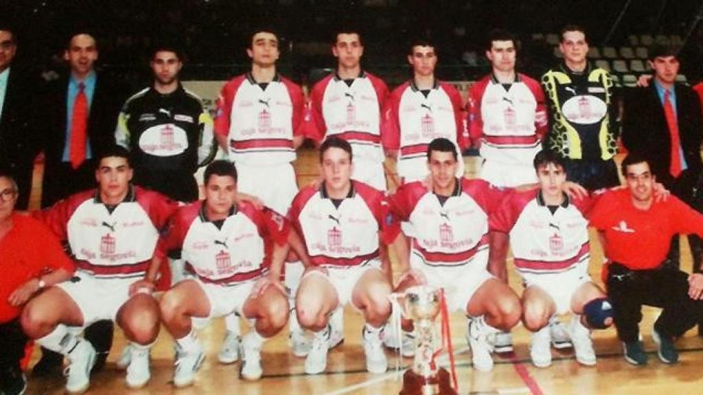 La plantilla del Caja Segovia durante sus años más gloriosos