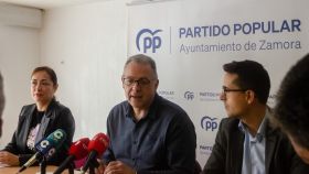 Mayte Gago, Jesús María Prada y David Ángel Hernández