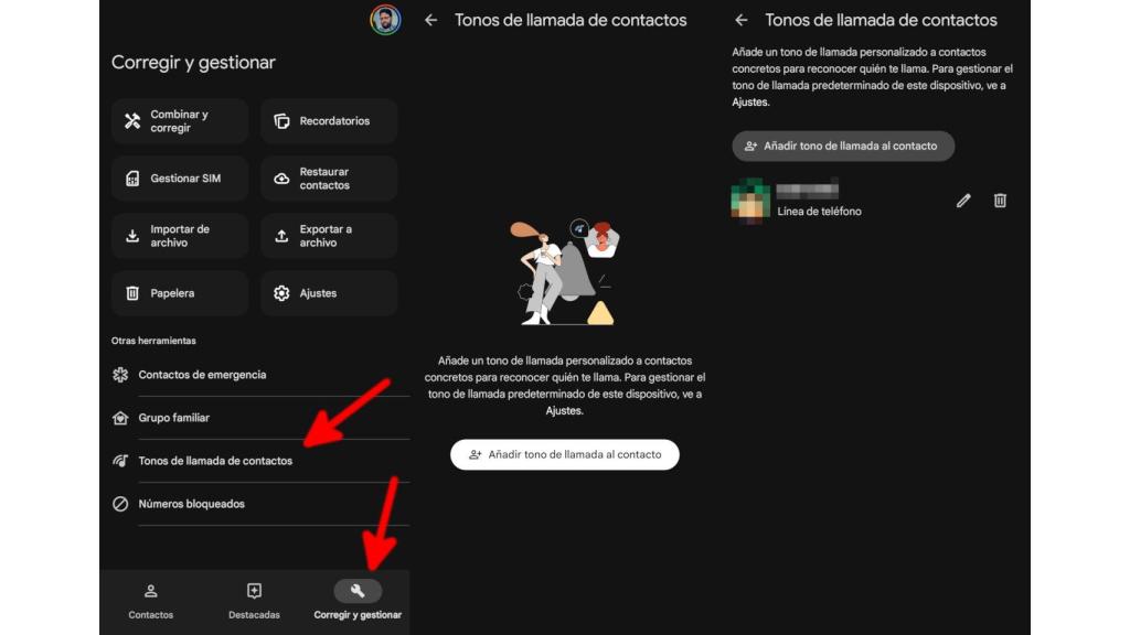 Cómo poner un tono de llamada personalizado para un contacto en Android