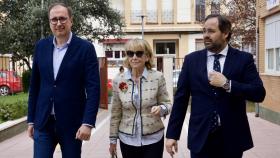 Esperanza Aguirre en su visita a Miguelturra.