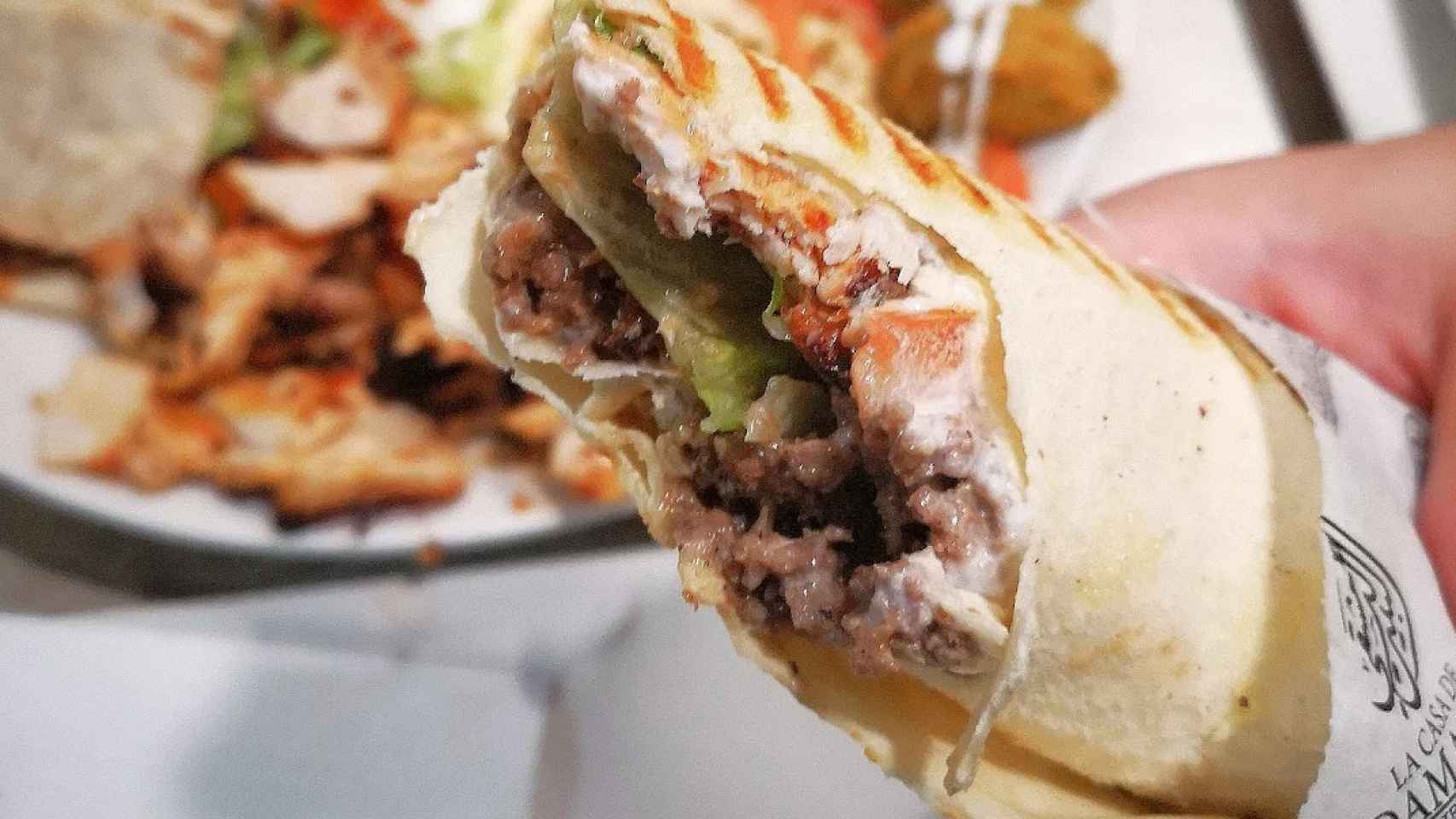 El kebab de 'La Casa de Damasco'. / Foto: TripAdvisor.