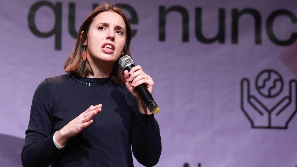 La exministra de Igualdad, Irene Montero, el pasado enero en un acto en Sevilla.