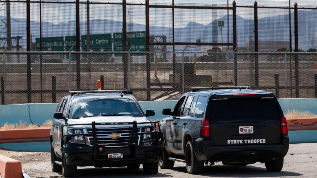 Coches de la patrulla de fronteriza de EEUU en Texas.