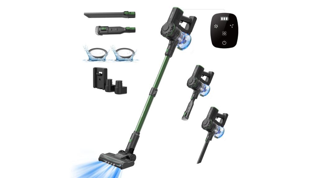 Vactidy Blitz V9 Pro con sus accesorios